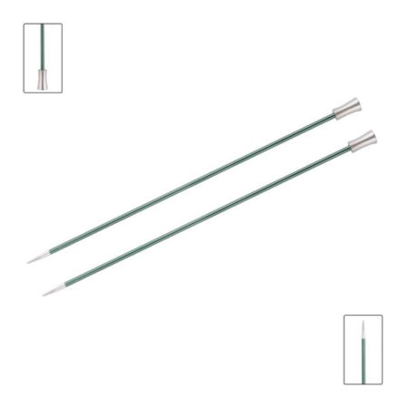 KnitPro Zing Single Point Knitting Needles 30cm 3mm