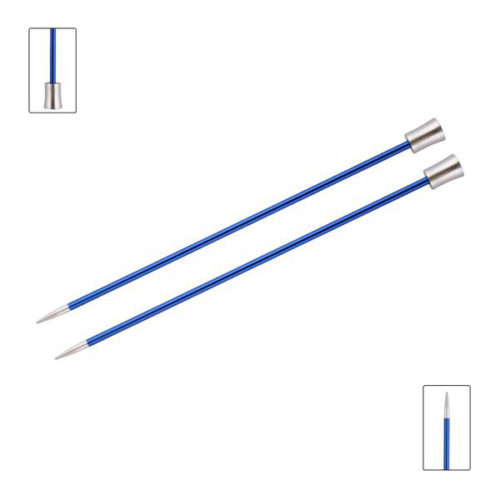 KnitPro Zing Single Point Knitting Needles 30cm 4mm