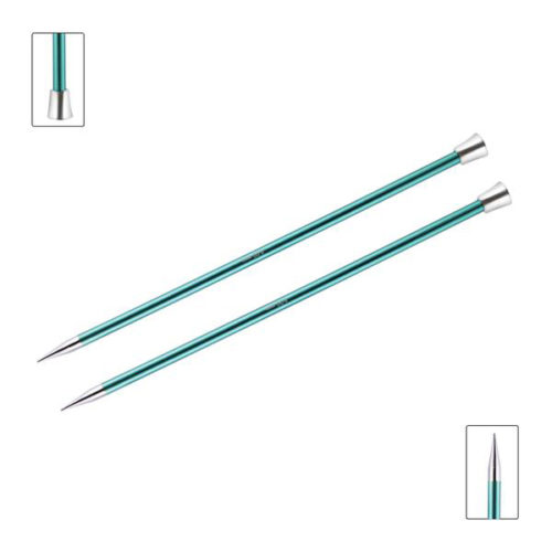 KnitPro Zing Straight 8.0mm Single Point Knitting Needles